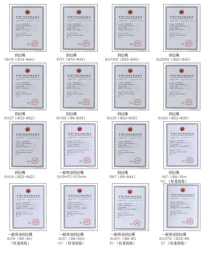 煤安標MA礦用產品安全標志證書